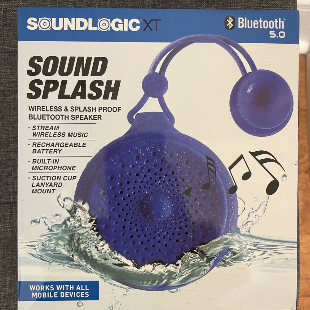 New in box SoundLogic XT Sound Splash Wireless & Bluetooth Speaker